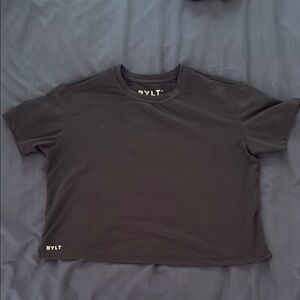 BYLT Basics Black Crop Top